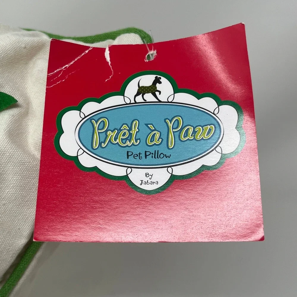 Christmas Pillow Deck The Halls Bow Wows Holly Pet Holiday Pug Basset Dachshund